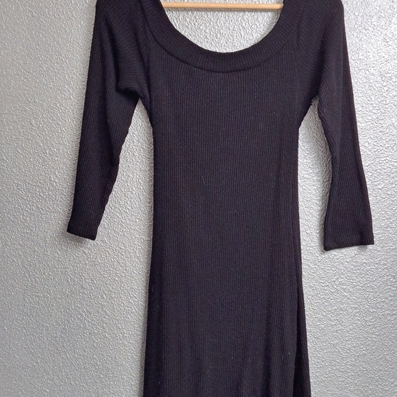 Better Be Faux Wrapped Sweater Dress   Size L - Picture 4 of 5